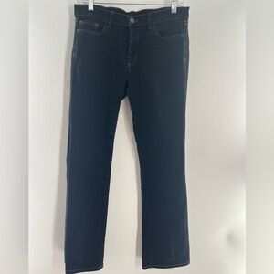 J. BRAND BOOT LEG DARK WASH JEANS STYLE 818 BLK SIZE 30